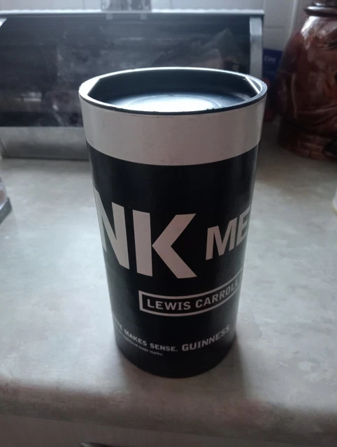 Guinness Drink Me Lewis Carroll Tube No Glass