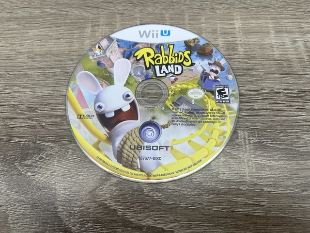 Netindo Rabbid RABBIDS LAND (NINTENDO Wii U, 2012) Disc Only £5.35 - PicClick UK