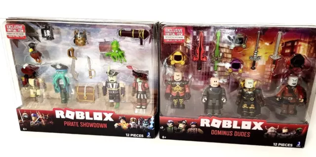 1FRF Roblox 3 Action Figure, Series 7 Dominus Dudes Purple Helmet (NO  CODE)