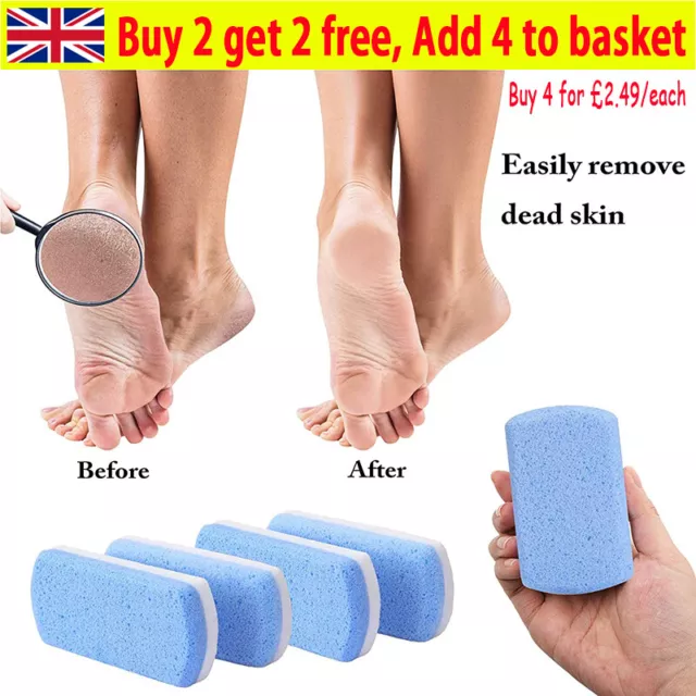 Exfoliate Foot Care Hard Dead Skin Remove Pedicure Scrubber Pumice Sponge Stone