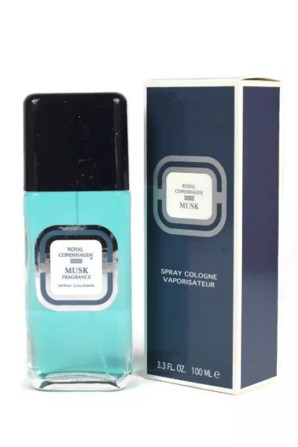Royal Copenhagen Musk Cologne Spray  For Men 3.3 Fl Oz/100 mL