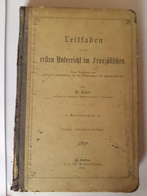 Libro Leitfaden in tedesco - LIBRO ANTICO INIZIO '900 - RARO -