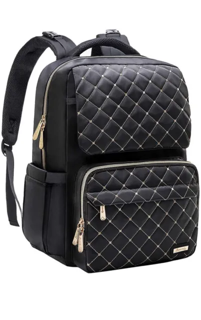Stylish Baby Diaper Bag Multi-function Waterproof Travel Backpack | Dubai Black