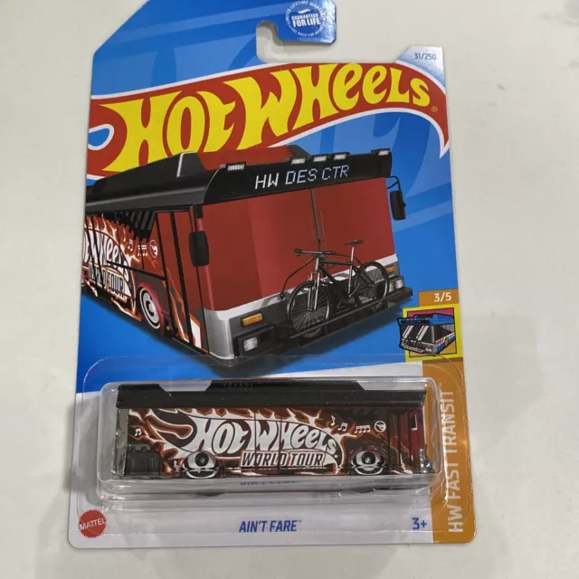 HOT WHEELS TREASURE Hunt AINT FARE 2024 Case B HW Bus Fast Transit 11.