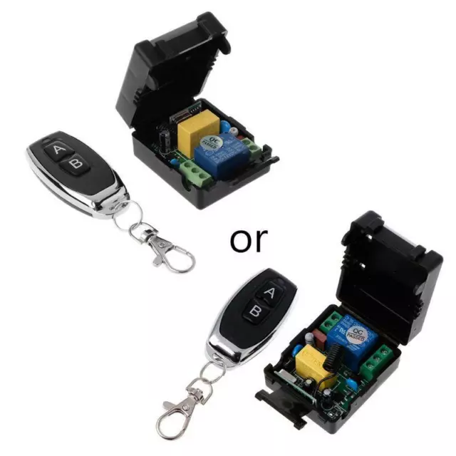 AC220V 10A 1CH RF 433MHz Wireless Remote Control Switch Receiver+Transmitter