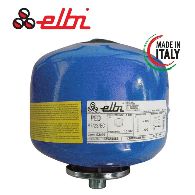 Vaso Di Espansione Sfera Autoclave Lt.24 Idrosfera Motore Autoclave Attacco 1"
