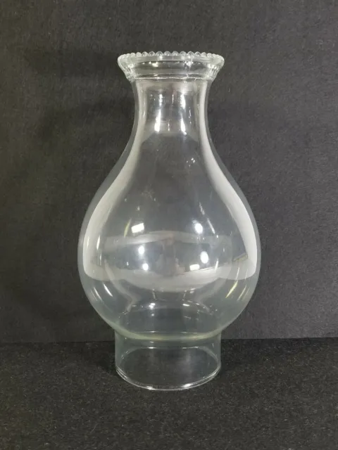 Replacement Glass Oil Lamp Chimney 8½" Hurricane Clear Lantern Globe 3" Fitter