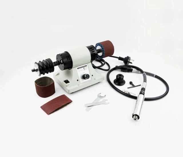 Máquina pulidora pulido de cuero con bordes de cuero 220 V 8000 rpm + mango