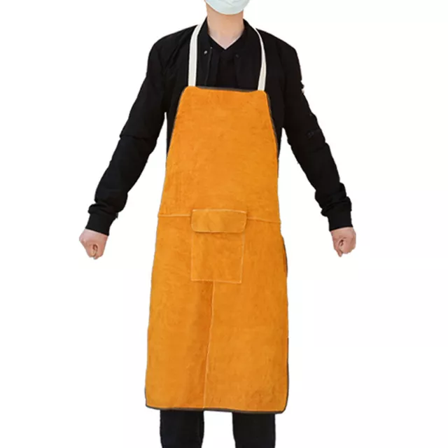 High Quality Cowhide Welding Welders Aprons Work Safety Workwear Blacksm-xp