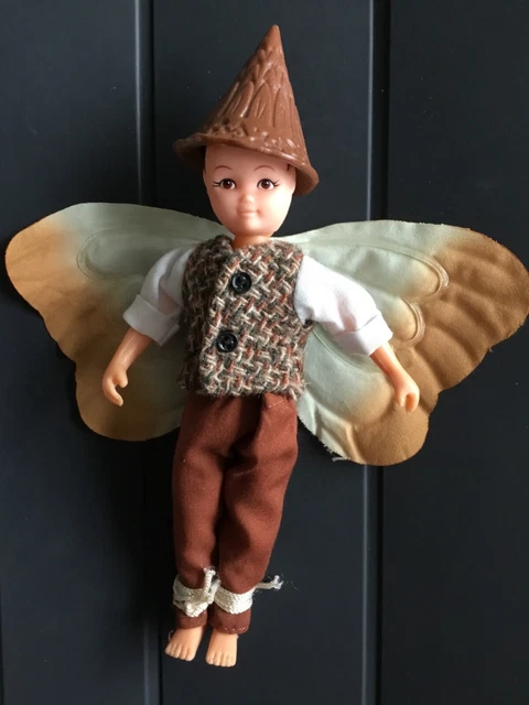 Vintage Hornby Flower Fairies Doll - Plantain Pixie.