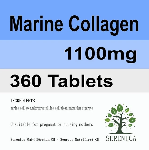 Collagen (Marine) 1100mg x 360 Tablets