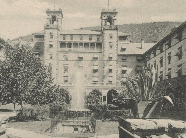 Hotel Colorado Court Glenwood Springs Colorado Germany c1910s postcard F404