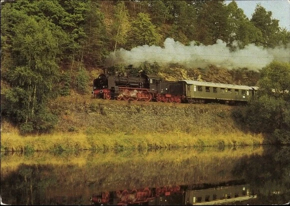 Ak Museumslokomotive 381182 im Elstertal bei Neumühle - 3409253