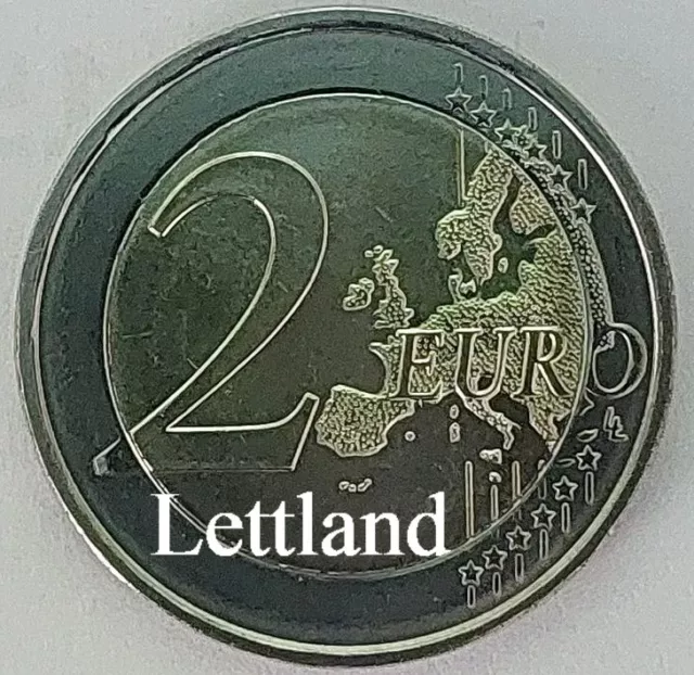 Lettland - 2 Euro Gedenkmünze 2020-2021-2023 - unzirkuliert - aus Rolle