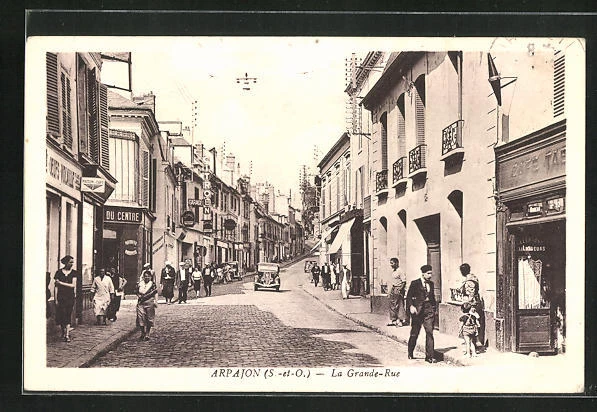 CPA Arpajon, La Grande-Rue