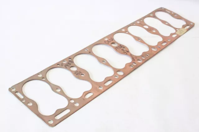 NOS 1932-36 Oldsmobile Series L 8 Cylinder Engine Copper Head Gasket Victor 934 NOS 1932-36 Oldsmobile Series L 8 Cylinder Engine Copper Head Gasket Victor 934