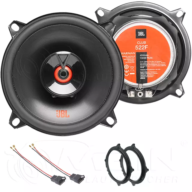 JBL LAUTSPRECHER für AUDI A3 8L 1996-2004 Front Vorn Tür 2-Wege Koax 135W #BAJL