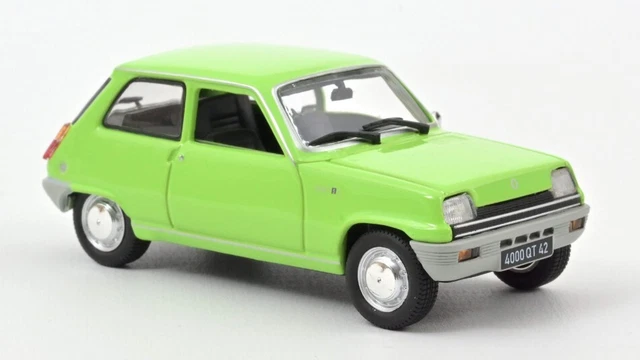 Miniature Renault 5 TL Verte Au 1/43e - Odeon 083 - Parfaite Pour