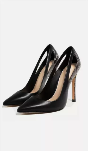 Snake print deals heels zara