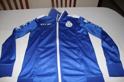 PARTE SUPERIOR DE CHANDAL VINTAGE DEL VILLARREAL DE LA MARCA KELME TALLA M 