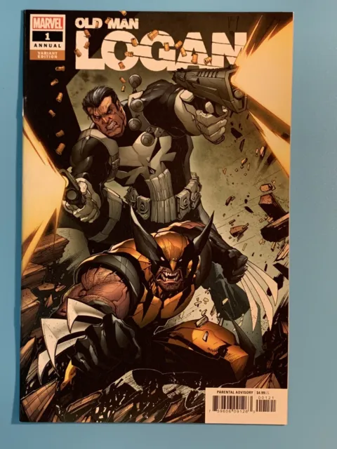 Old Man Logan Annual # 1 (2018, Marvel, Vol. 2) 1st Print The Punisher Variant