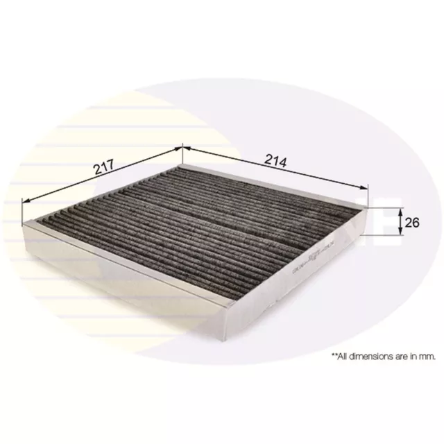 Genuine Comline Activated Carbon Cabin Pollen Filter - EKF169A