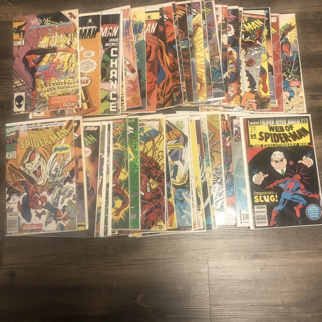 Web of Spider-Man Vol 1 #6-128 Comic Lot Of 50 Comics