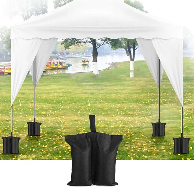 4 sacchi di sabbia per gazebo, pesi per ombrelloni e tende pop-up 4 sacchi di sabbia per gazebo, pesi per ombrelloni e tende pop-up