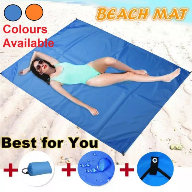 Outdoor Pocket Picnic Blanket Camping Waterproof Beach Mat Travel Folding Rug