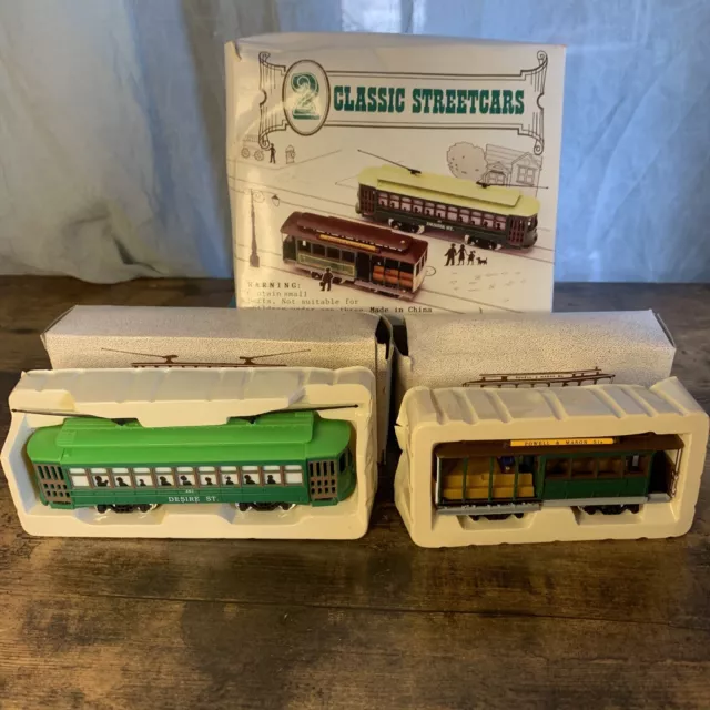 Vintage Train Classic Streetcars Desire Trolley and San Francisco Cable Car New