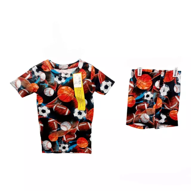 The Children's Place Boys Sports Shorts Pajama Set-4