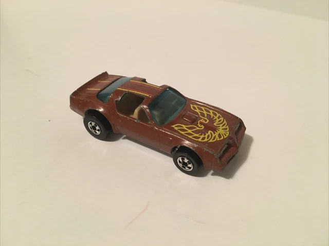 Hot Wheels Vintage 1977 Hot Bird Trans Am - Noir, échelle 1/64, Avec Carte D'origine