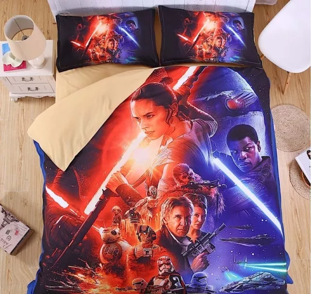 Star Wars Set Cama Funda Nórdica Hoja Almohada Duvet Cover Set - DUVSW02