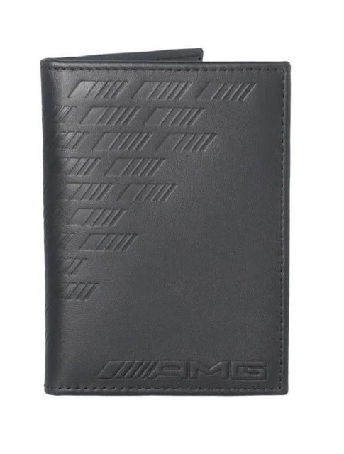 AMG MERCEDES BENZ Fahrzeugscheinmappe Mappe Etui RFID Schutz Rindleder ...