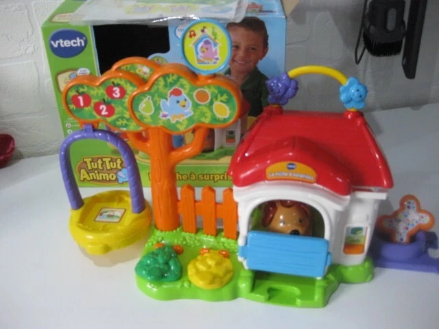 Vtech - 189205 - Tut Tut Animo - La Niche À Surprises - Filou - Le Chien Cache-