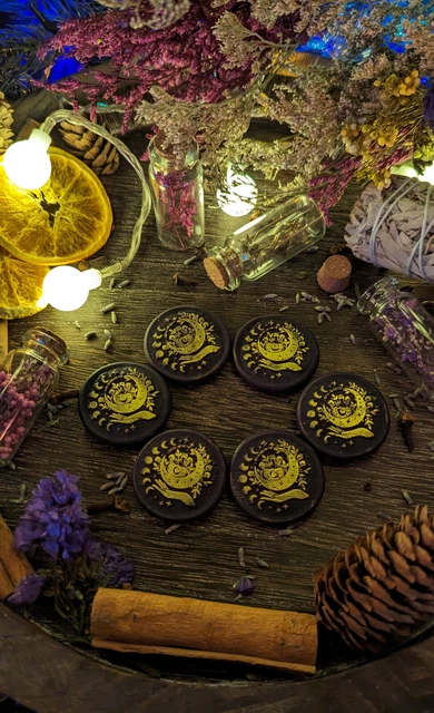 Scented Botanical Wax Melt Coins by WAXCRAFT EMPORIUM