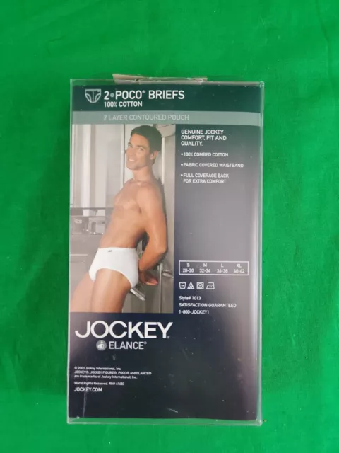 MENS JOCKEY ELANCE 2 Poco Briefs size XL 2006 $15.00 - PicClick