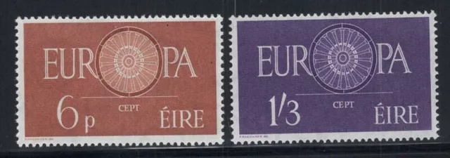 Irlanda 1960 Mi. 146-147 Nuovo ** 100% Europa CEPT, Emblema