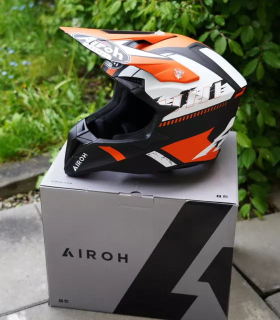 Airoh Wraap Feel Cross Enduro Motorrad Helm XL Neu