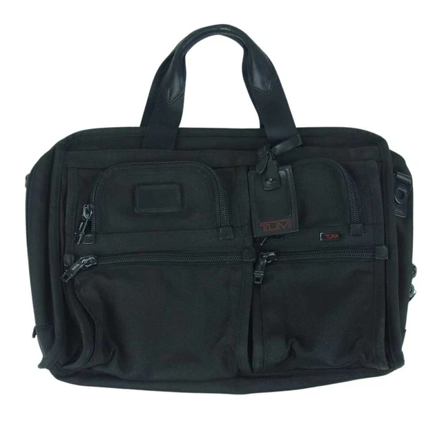 Tumi 26107 Nylon Briefcase Made in China Black Used