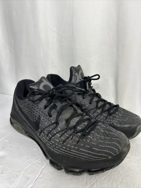 Nike 749375-001 KD 8 Blackout Lace Up Sneaker Shoes Low Top ~ Men's Size 9.5