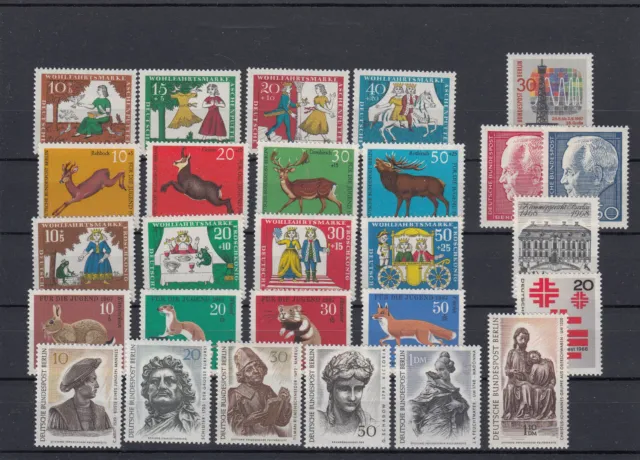 Briefmarken  -  Berlin  - Lot aus 1965 - 1967 - postfrisch
