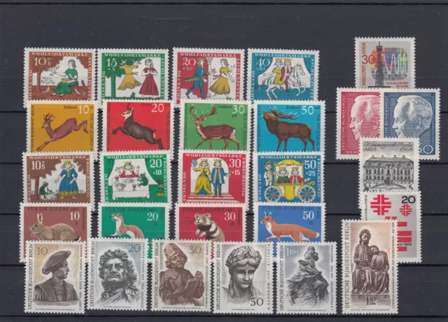 Briefmarken  -  Berlin  - Lot aus 1965 - 1967 - postfrisch