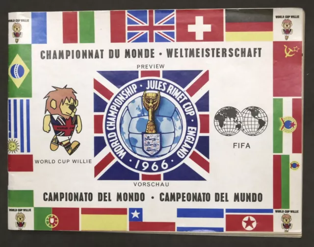 Calcio Football - World Championship - Jules Rimet Cup - 1966 - Preview