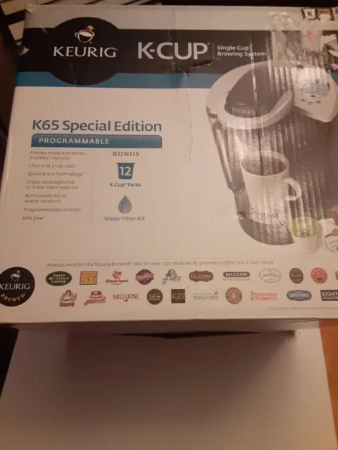 Keurig K65 Special Edition 1 Cups Brewing System - Black/Silver