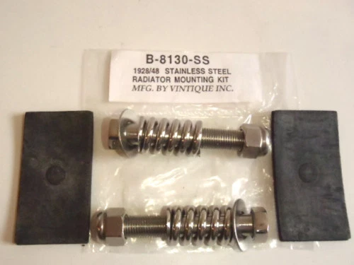 FORD MODEL A and V8 Stainless Style Radiator Mounting Kit 1928-1948 £19 ...