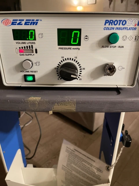 EZ EM Proto CO2 Colon Insufflator & Cart
