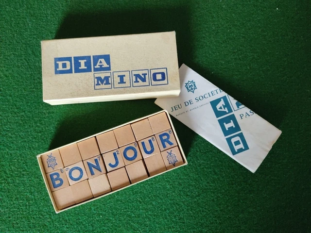 Jeu Diamino Vintage Gay-play Paris (années 1950) - Complet, Bon état
