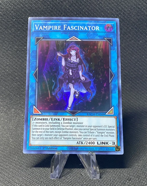 YuGiOh VAMPIRE FASCINATOR | SUPER RARE ▪️ 1ST EDITION 💎