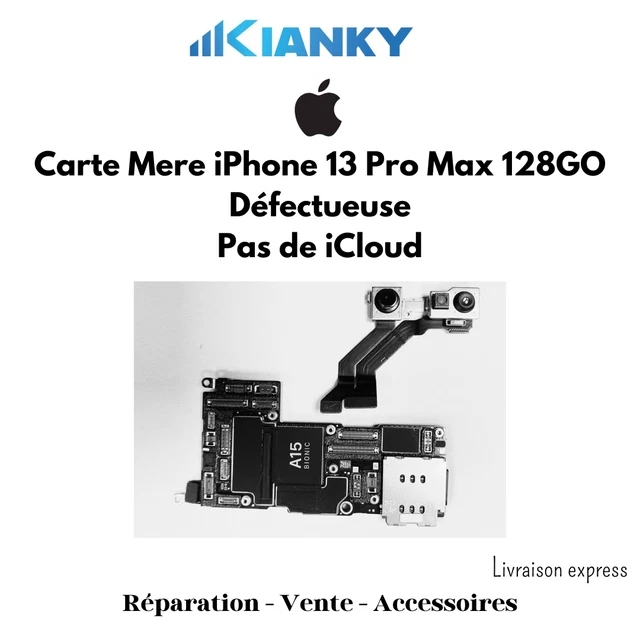 CARTE MERE/MOTHERBOARD IPHONE 13Pro Max 128GO Défectueuse Pas de iCloudSWAP EUR 140,34